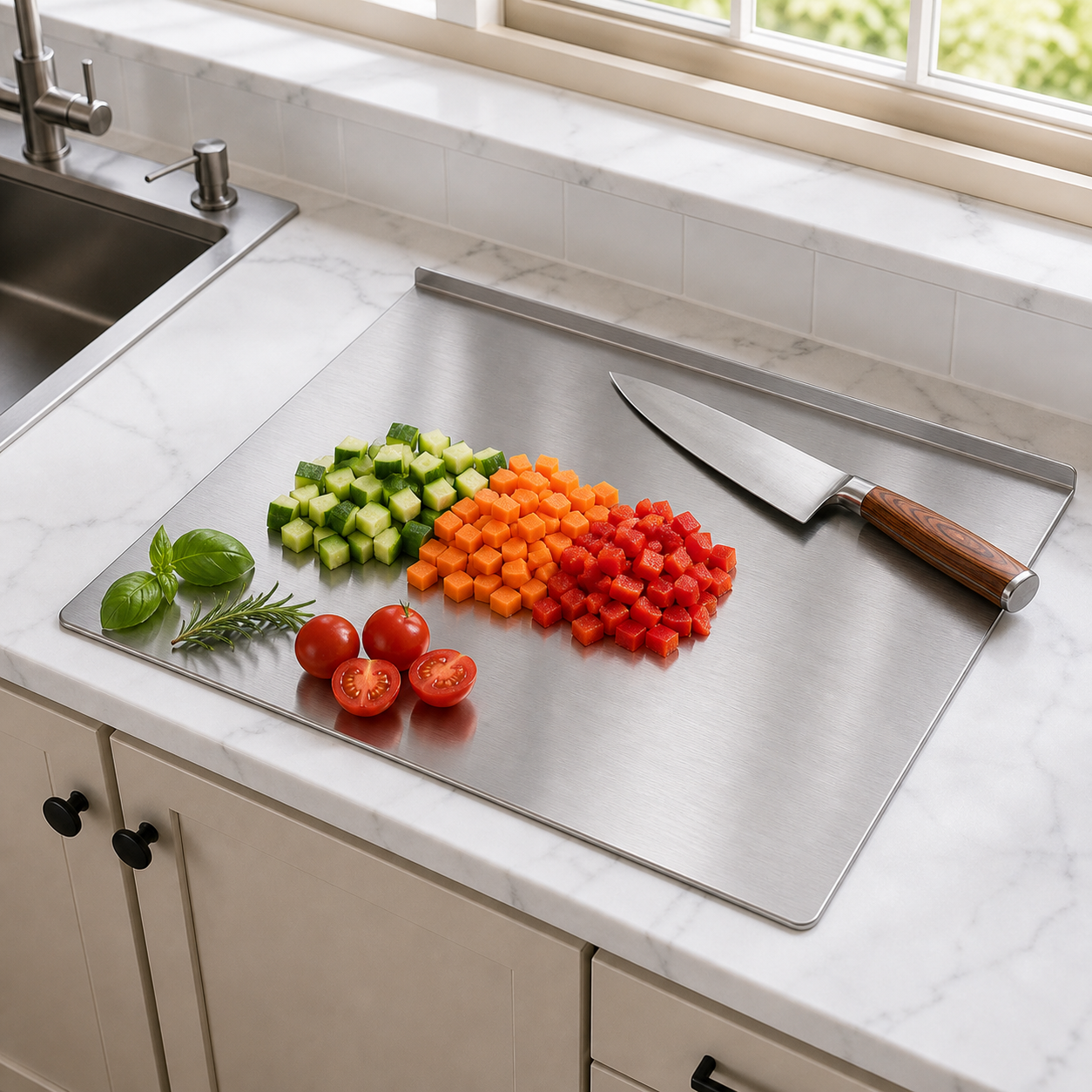 Stainless Steel Chopping Board